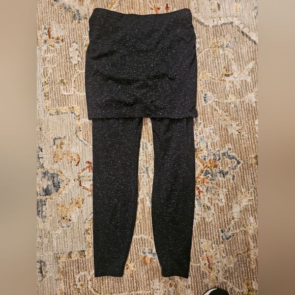 CAbi skirted leggings sz xs in speckled gray. - Picture 6 of 6